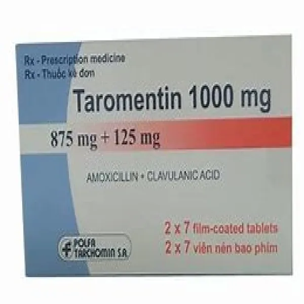 Taromentin 1000Mg (Aug 1G) _Ba Lan (H2 Vỉ X 7V)