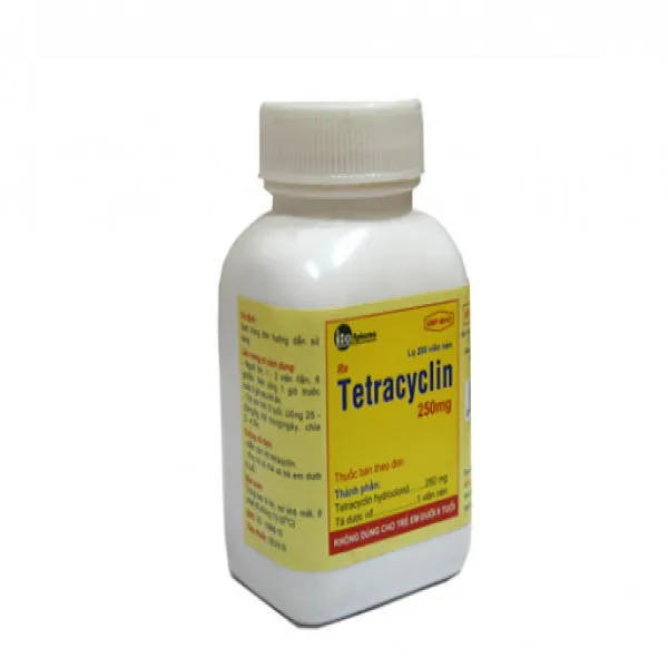 Tetracyclin 250Mg Nén _ Z120 (Lọ400V)