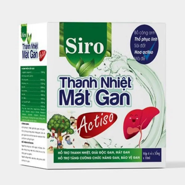 Thanh Nhiệt Mát Gan Actiso Lá Gan Cười _Yn (H20 Ống)