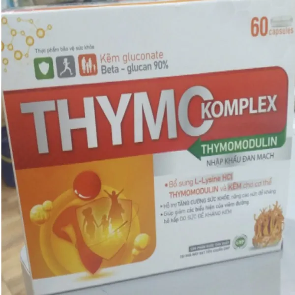 Thymo Komplex Vàng (Hộp6 Vỉ X 10Viên)