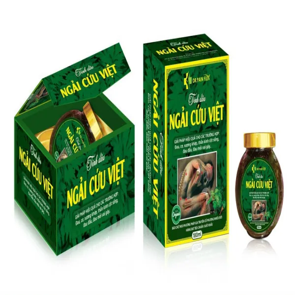 Tinh Dầu Ngải Cứu Việt Xoa Bóp _Gỗ Xanh (Lọ180Ml)