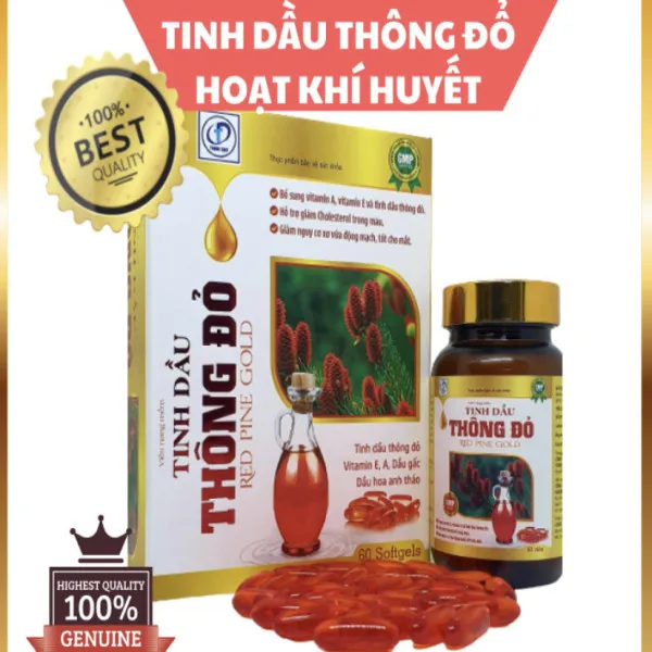 Tinh Dầu Thông Đỏ _Gỗ, Ht (Lọ60V) K60-D2.17