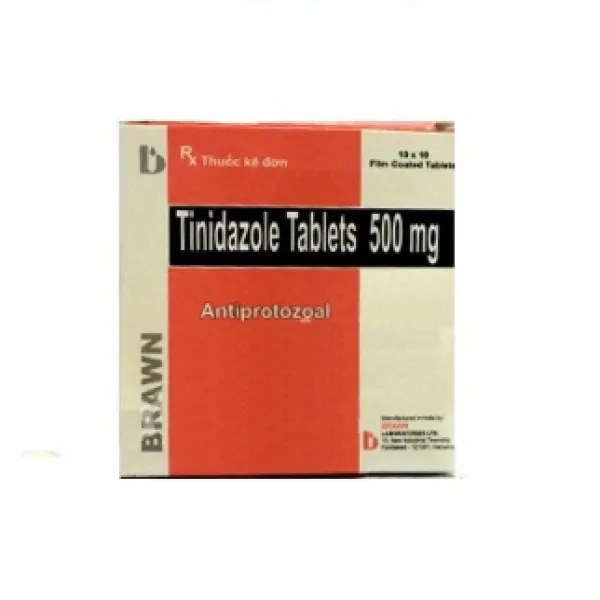 Tinidazole 500Mg Brawn (H100V)