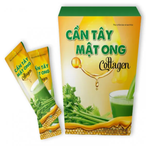 Trà Giảm Cân Cần Tây Mật Ong Collagen (H15Gói) D4.27