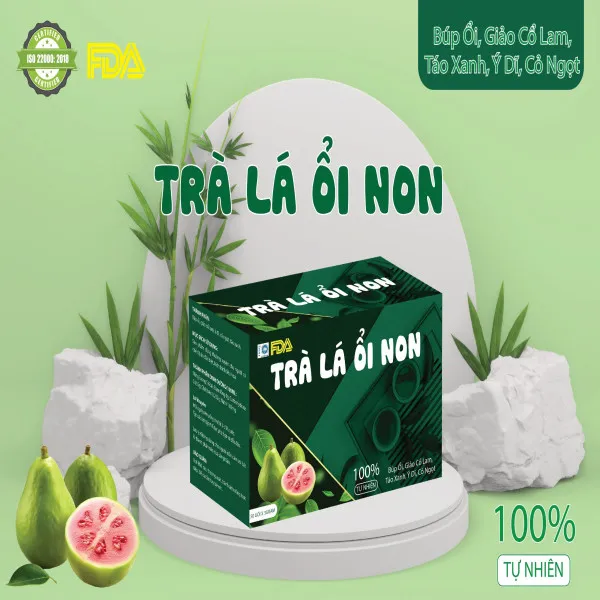 Trà Lá Ổi Non Giảm Cân _Xanh Lục (H50Gói) K96H- Date 52026