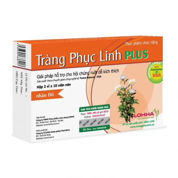 Tràng Phục Linh Plus _Thái Minh (Hộp20Viên) Vỉ