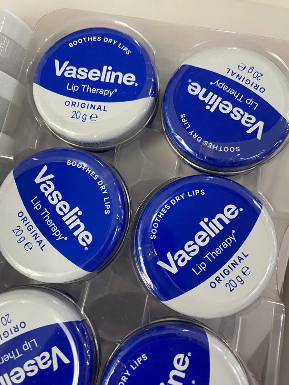 Vaseline lip xanh Lọ 20g