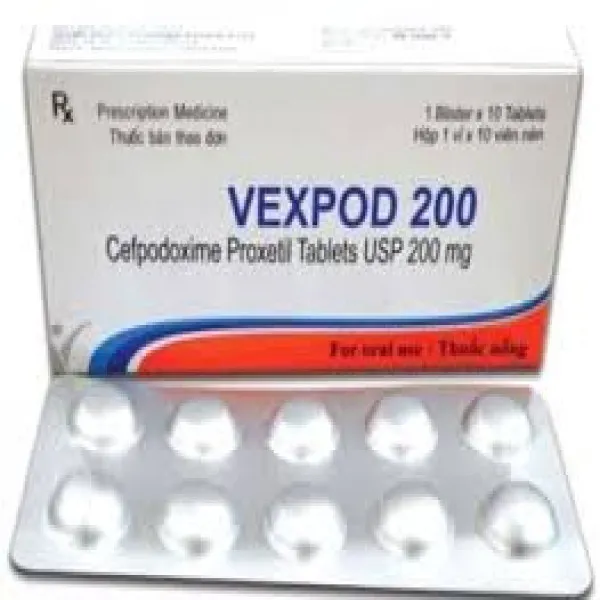 Vexpod 200Mg (Cefpodoxim ) _Ấn (H10V)