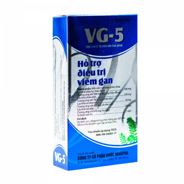 Viêm Gan Vg-5 Danapha Vỉ (H40V)