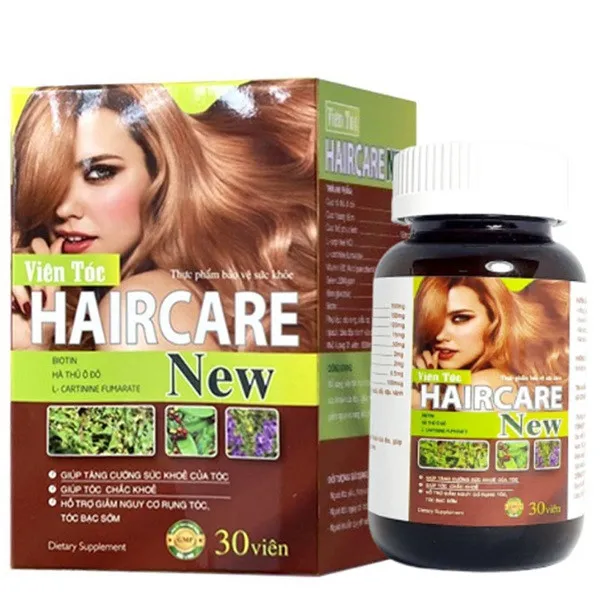 Viên Tóc Hair Care New _Halifa (Lọ30V)