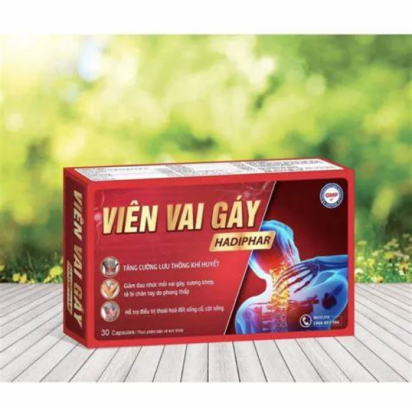 Viên Vai Gáy Vỉ _ Hadiphar (Hộp3Vỉ X 10V)