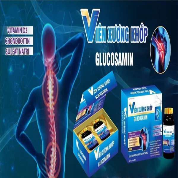 Viên Xương Khớp Glucosamin _ Gỗ Xanh, Ht (H2Lọ30 Viên) K32