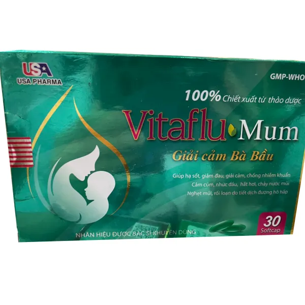 Vitaflu Mum Giải Cảm Bà Bầu (H30V)