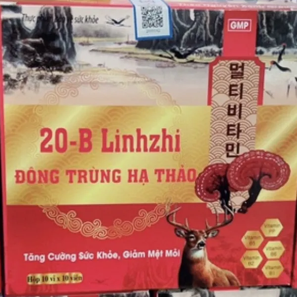 Vitamin 20B Linhzhi Đông Trùng Hạ Thảo Đỏ