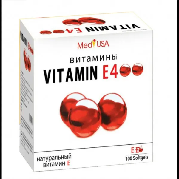 Vitamin E 400 Đỏ _Medi Usa (H100V)