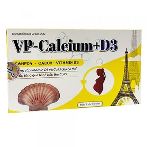 Vp Calcium D3 Giúp Xương Chắc Khỏe Việt Pháp (H30V)