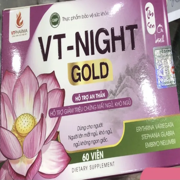 Vt-Night Gold Vỉ An Thần, Ngủ Ngon (H6 Vỉ X 10V)