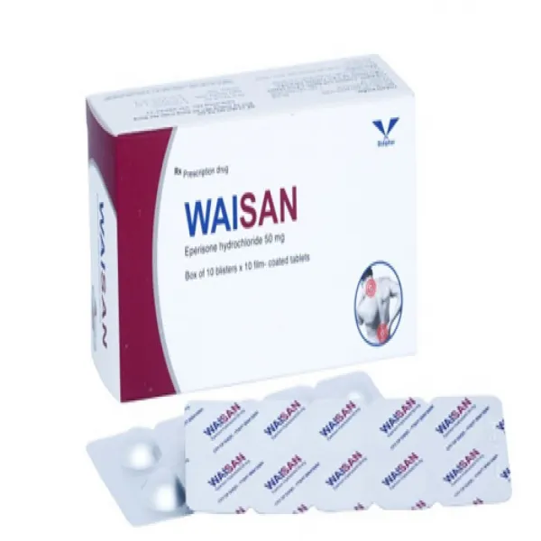 Waisan 50Mg (Eperison 50Mg) _Bidiphar Bình Định (H100V)