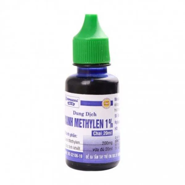 Xanh Methylen 1% Hải Dương (C10 Lọ20Ml)