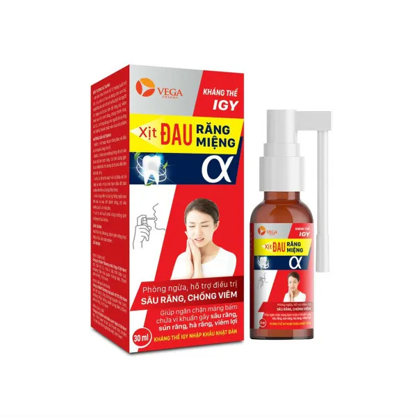 Xịt Đau Răng Miệng _ Vg (Lọ/30Ml)