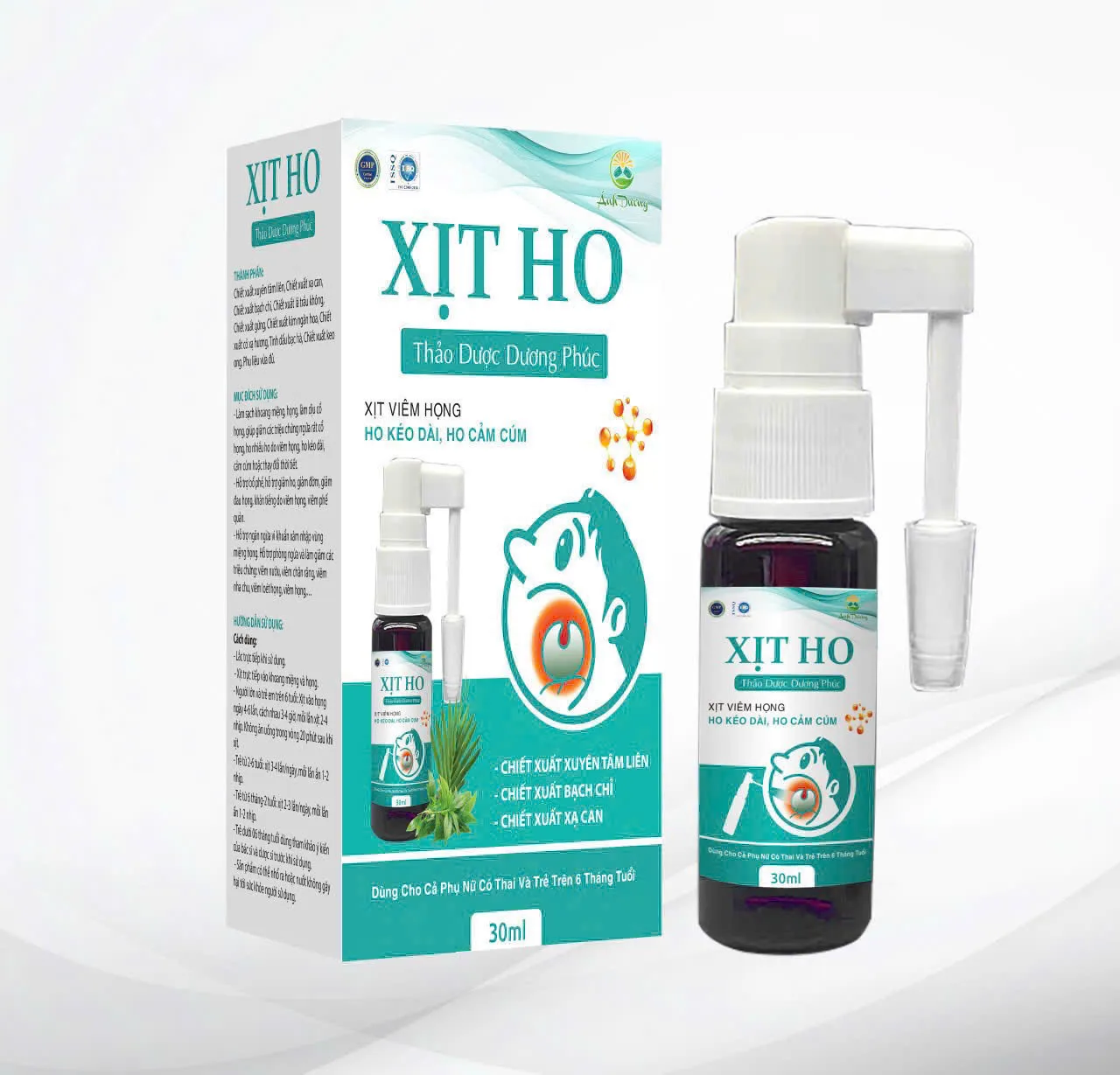 xịt ho thảo dược dương phúc 30ml