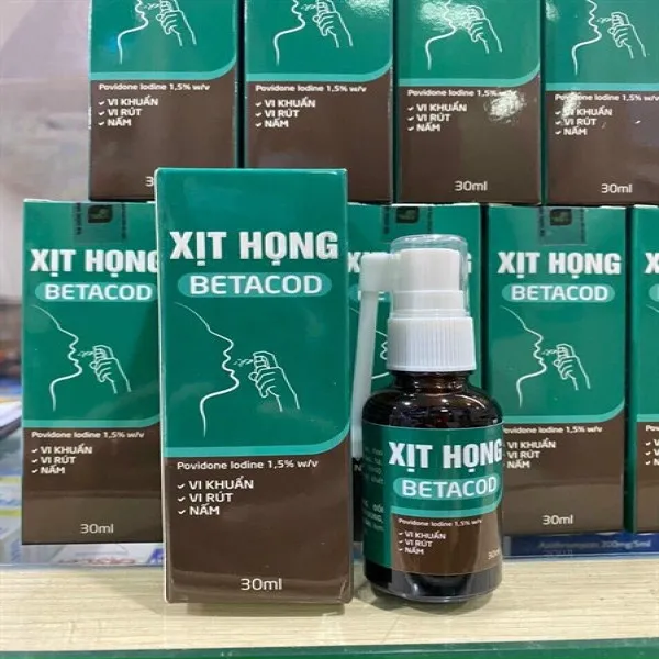 Xịt Họng Betacod (C30Ml)