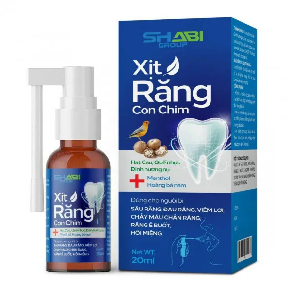 Xịt Răng Con Chim Shabi Group (C20Ml)