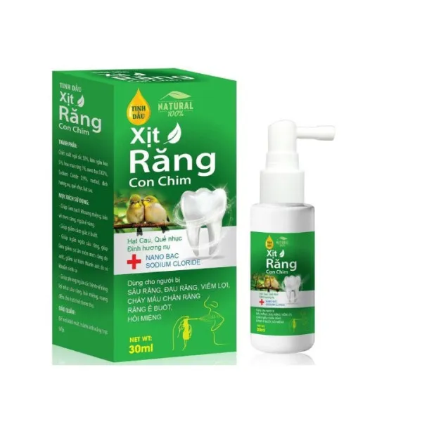 Xịt Răng Con Chim Xanh _Rẻ (Lọ 30Ml) K140H