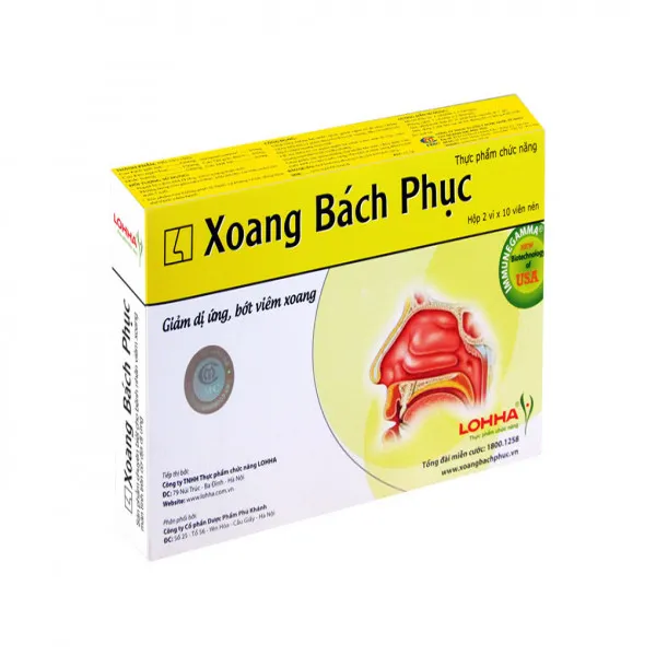 Xoang Bách Phục _Thái Minh (H20V) Vỉ