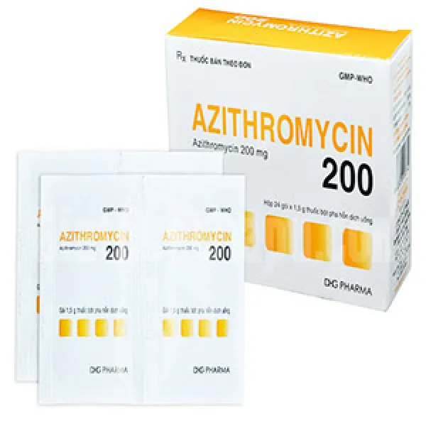 Zaromax Azithromycin 200Mg Dhg (Hộp 24 Gói)