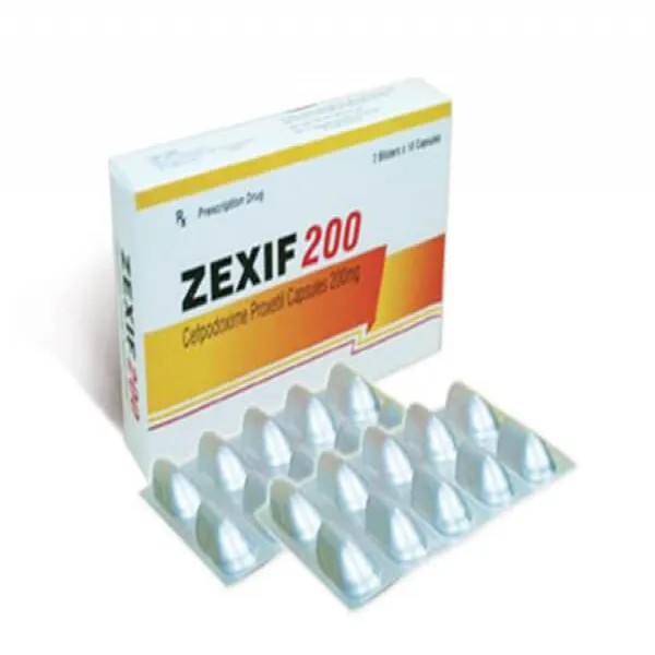 Zexif 200Mg (Cefpodoxim) _Ấn (H10V)