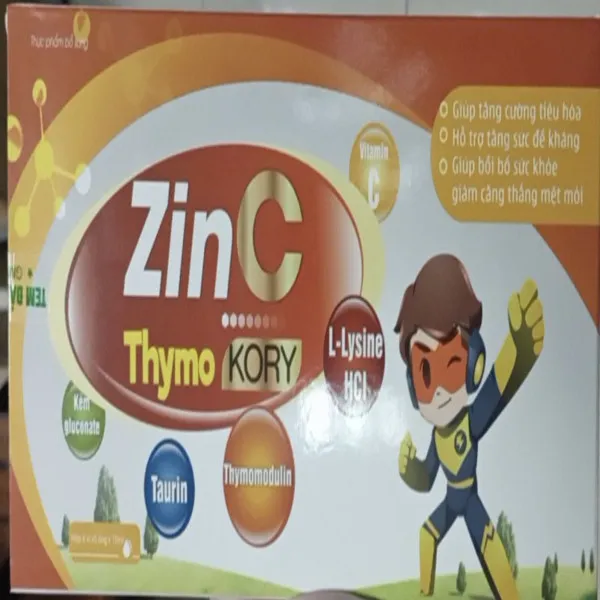 Zinc Thymo Kory Siêu Nhân, Cam (H/20 Ống)