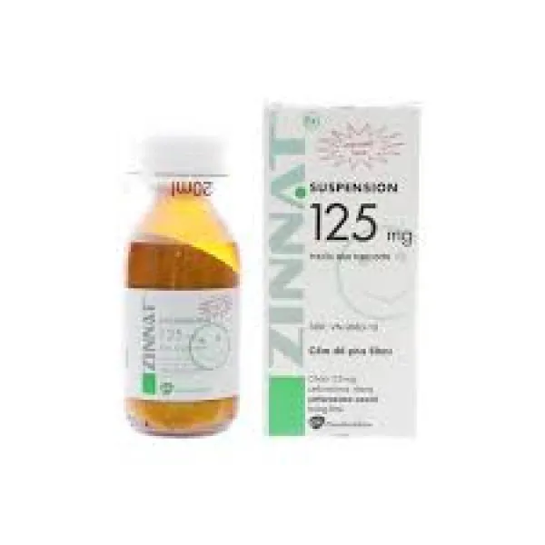 Zinnat 125 (Cefuroxim ) Siro _Gsk (Chai125Ml)