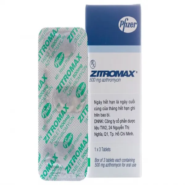 Zitromax 500Mg Pfizer (H3V)